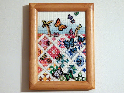 "Butterflies on Nine Patches"
