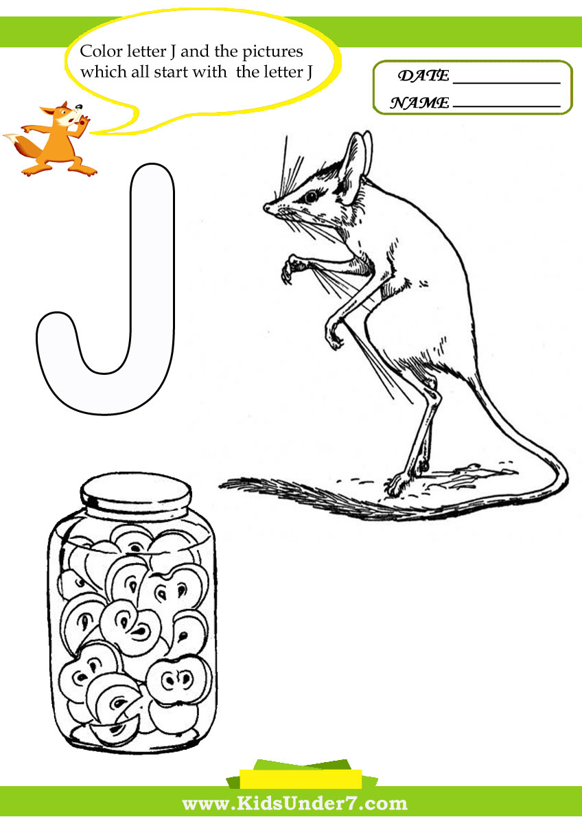 j word coloring pages - photo #19
