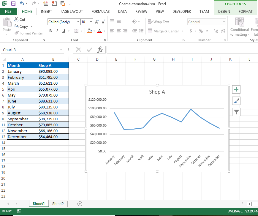 Excel Vba Create Chart In Worksheet