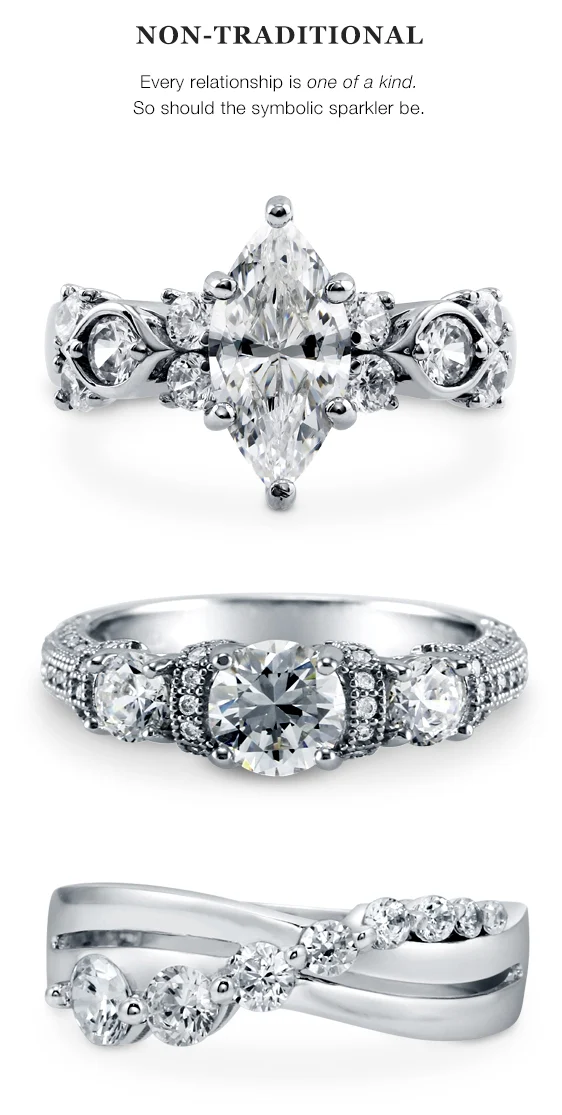 non-traditional promise rings from Berricle
