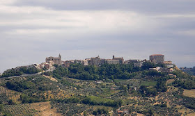 The hilltop town of Bucchianico in Abruzzo