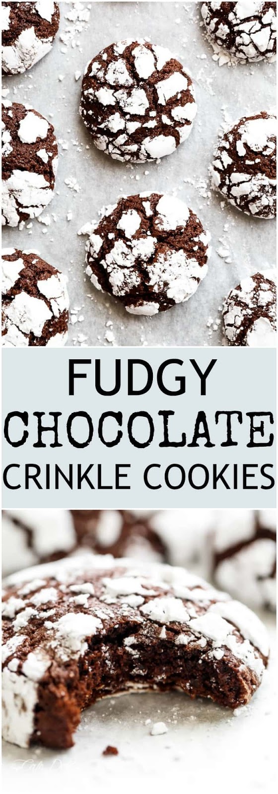 Best Fudgy Chocolate Crinkle Cookies Mother's Cuisine