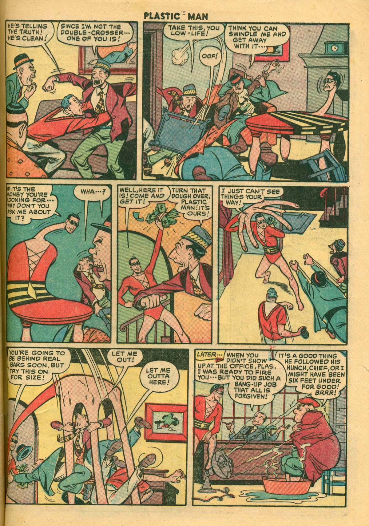 Read online Plastic Man (1943) comic -  Issue #27 - 49