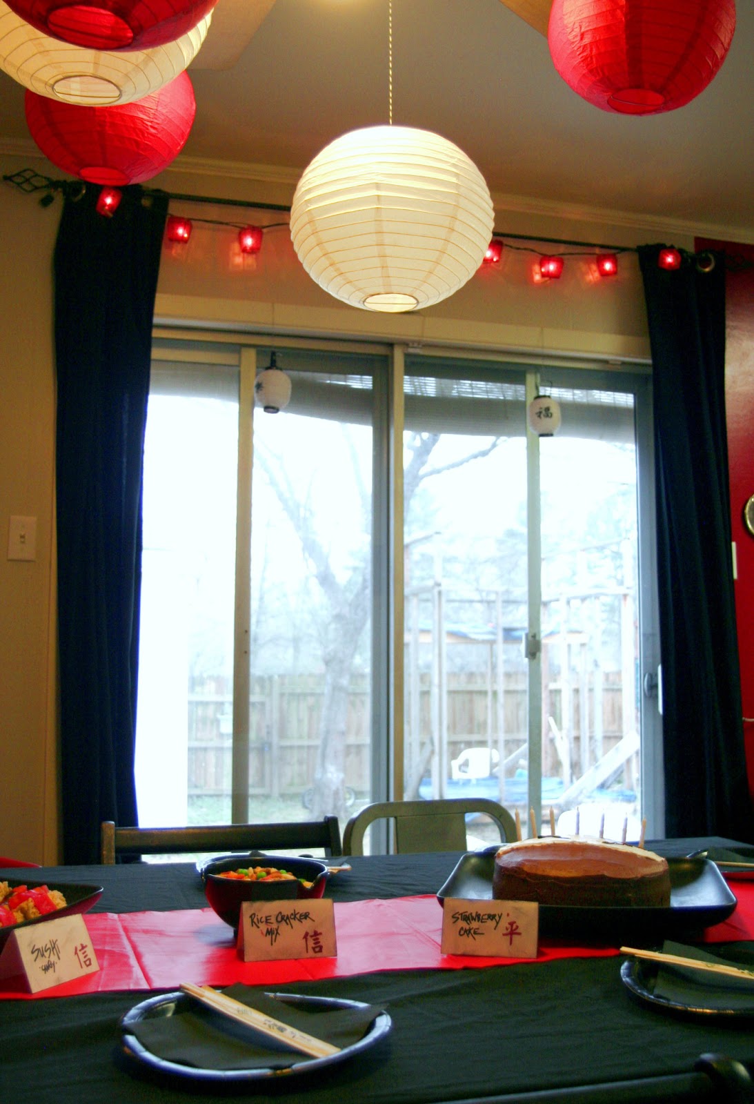 Circles Of Sunshine: Ninja Birthday Party