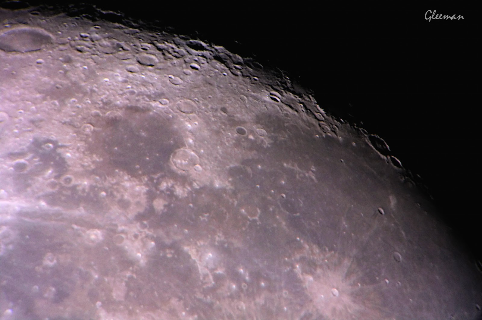 Moon, Celestron C6  目鏡擴大攝影
