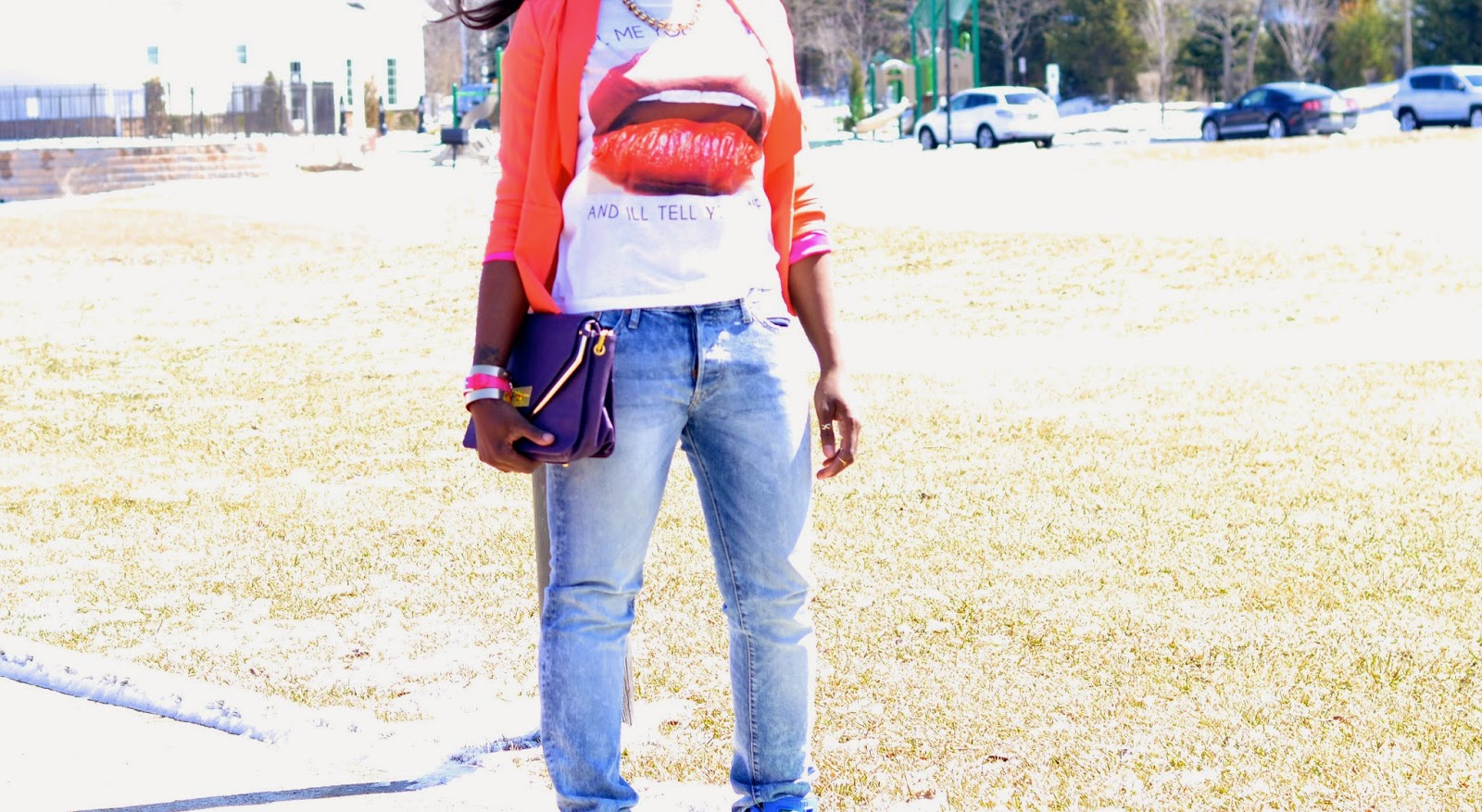 Boyfriend Jeans + Game Royal 6s OOTD Fabulous Perks