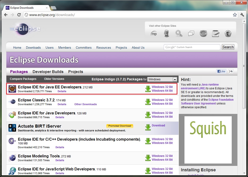 Eclipse ide for android developers free download - Here 