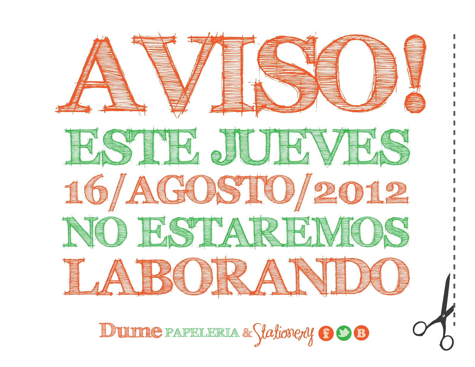 Dume Papeleria And Stationery Agosto 2012