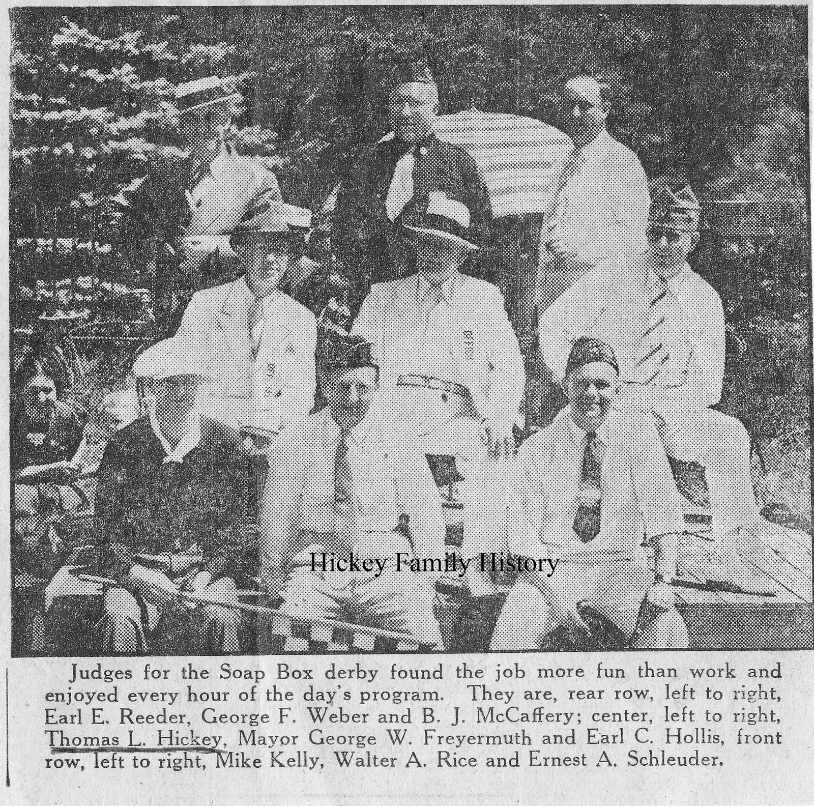 Tom and Kate Hickey Family History: ca. 1935-39: Thomas Hickey Played At  the Notre Dame Club Golf Outing at Coquillard Golf Club in South Bend