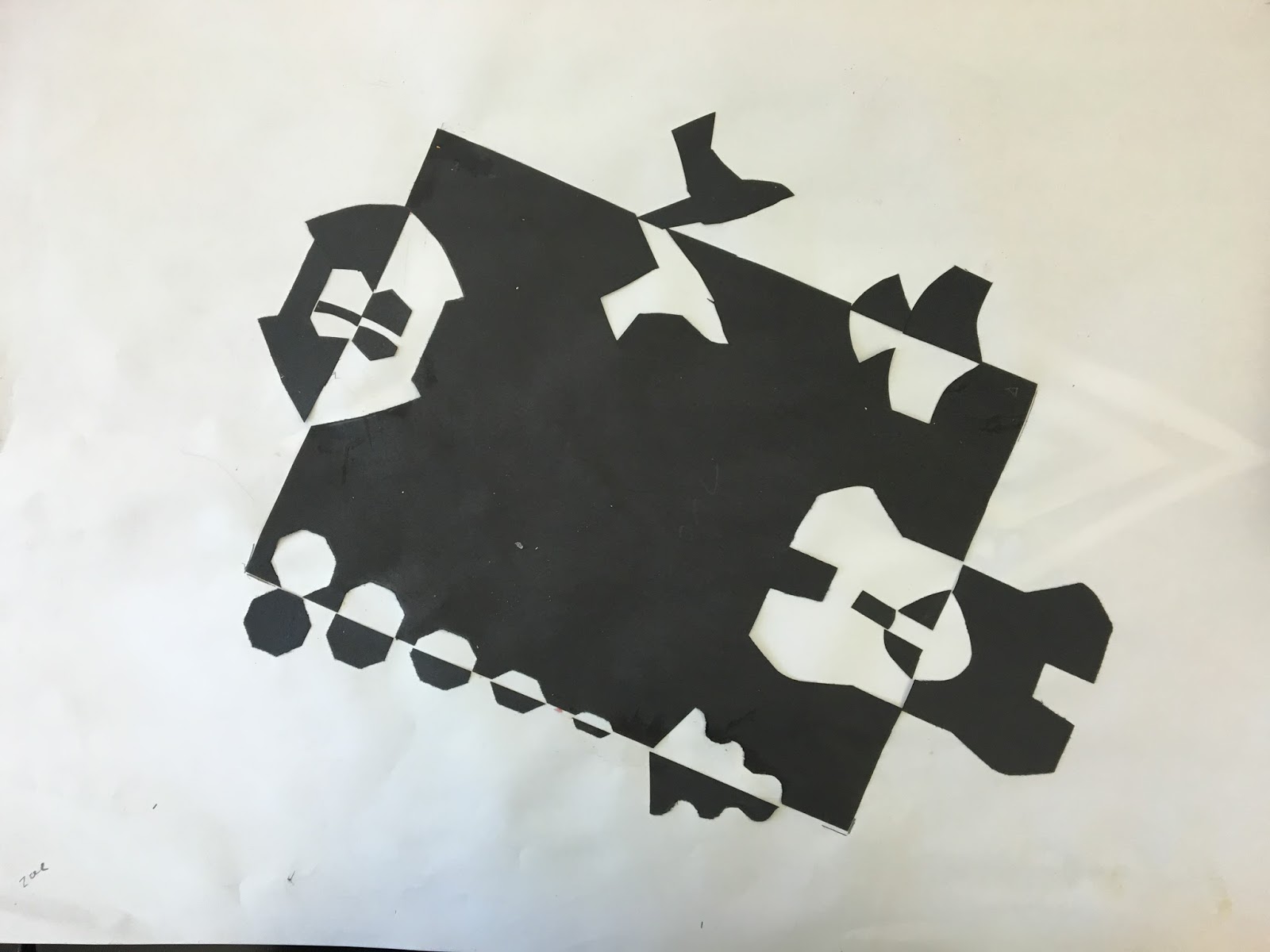 Mrs. Smiley's Art Room: Fifth Grade Notan Collages