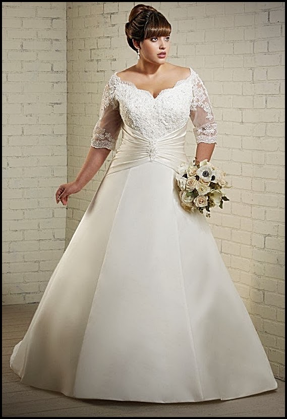 Wedding Dresses With Sleeves Plus Size - bestweddingdresses