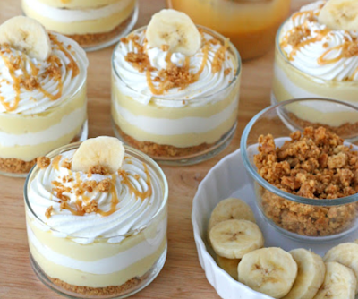 Banana Caramel Cream #Dessert #creamy