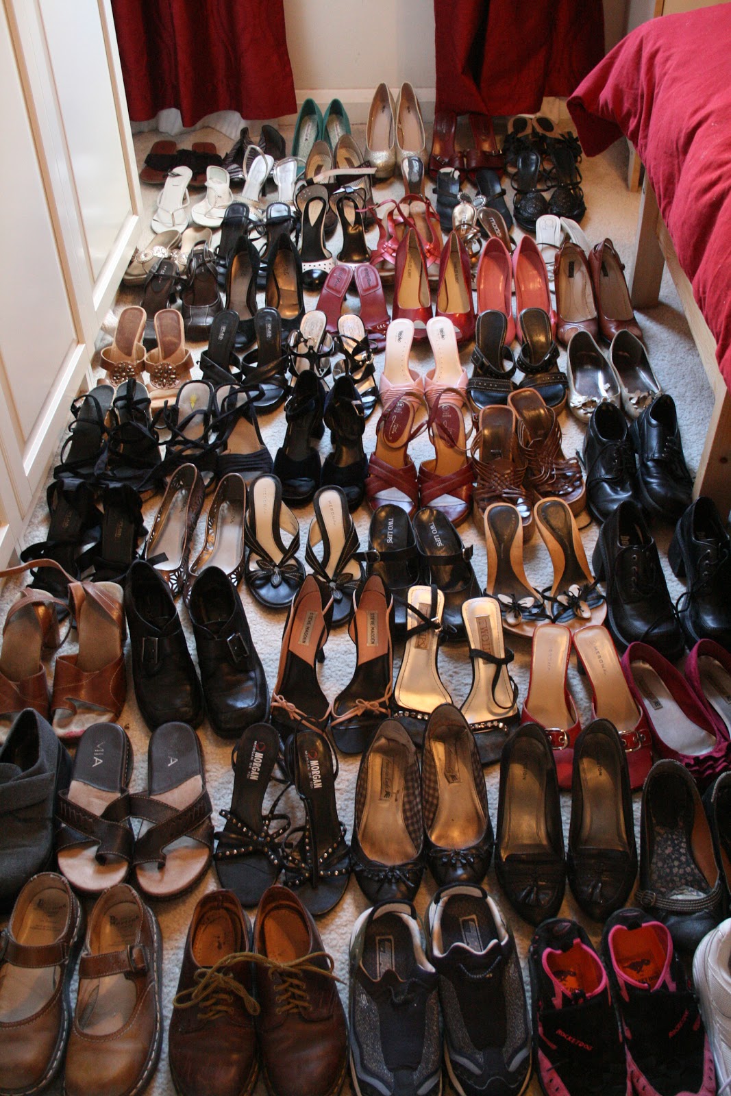 the great shoe purge of 2011 ~ My 30 Project
