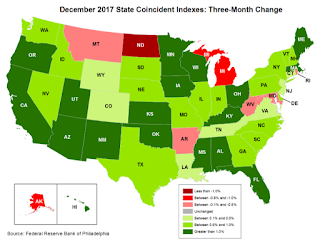 Philly Fed State Conincident Map