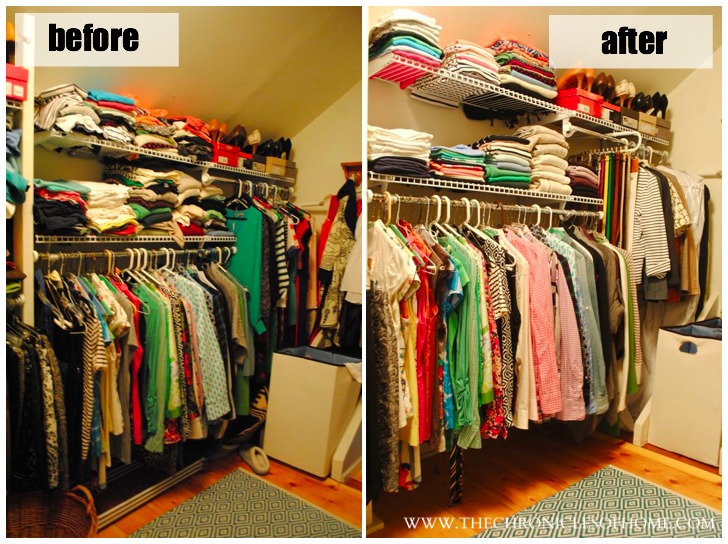 Closet Organization Without Spending a Dime