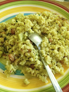 Cucumber Avalakki / Cucumber Poha ,avalakki Oggarane,seasoned rice flakes