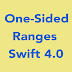 How to Work with One-sided Ranges in Swift 4?