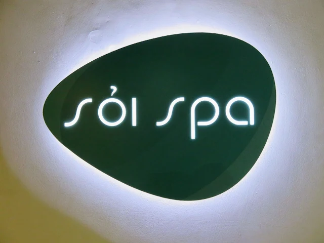 non-touristy places in Ho Chi Minh City Vietnam: Soi Spa sign