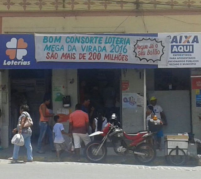 Blog do Tiago Padilha: Mega da Virada leva apostadores as casas lotéricas  de Bom Conselho.