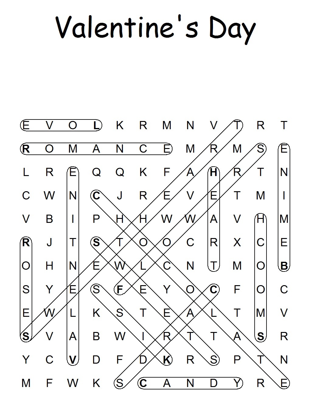 Church House Collection Blog: Valentine Word Search Puzzle