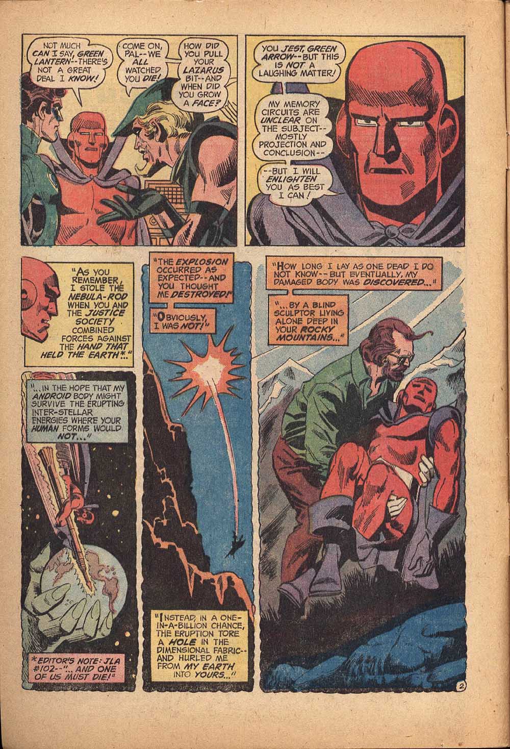 Justice League of America (1960) 106 Page 2