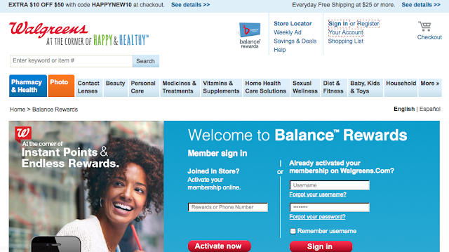Walgreens Balance Rewards Walgreens Balance Rewards