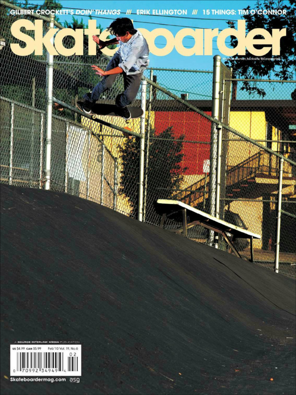 Skateboard Magazine Archive Skateboarder February 2010