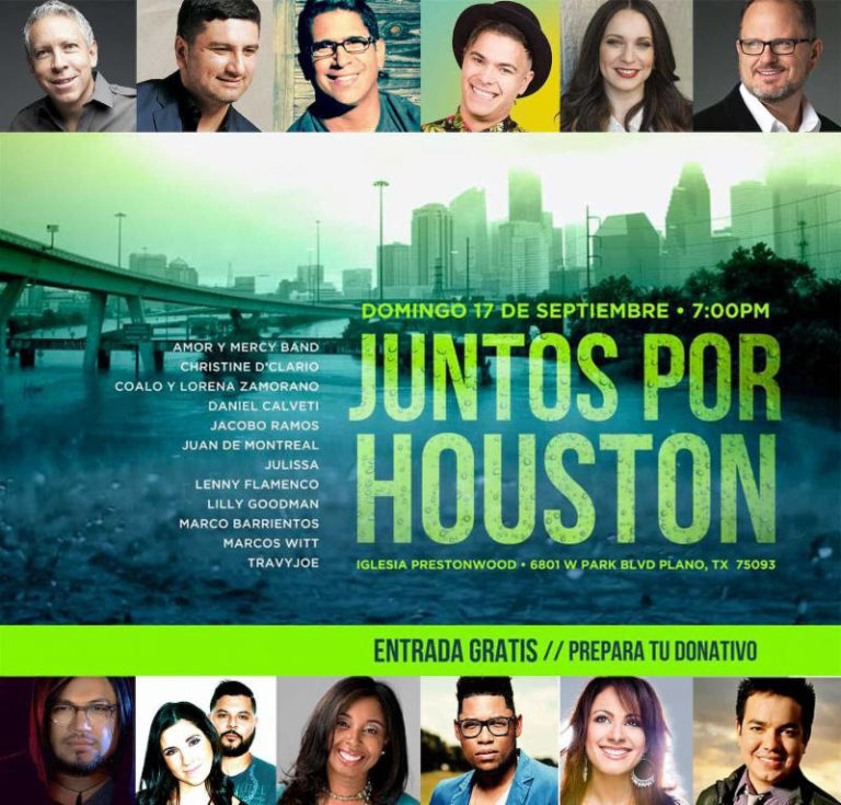 «JUNTOS POR HOUSTON» Concierto en apoyo a la ciudad de Houston
