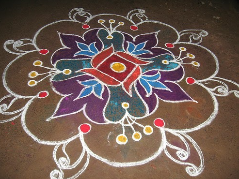 Happy New Year Rangoli Designs Images, Pictures, Photos 2020 