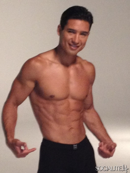 Mario Lopez Shirtless Photoshoot With Hot Bulge.