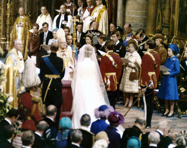 Princess Anne of Great Britain and Mark Phillips - Red Carpet Wedding