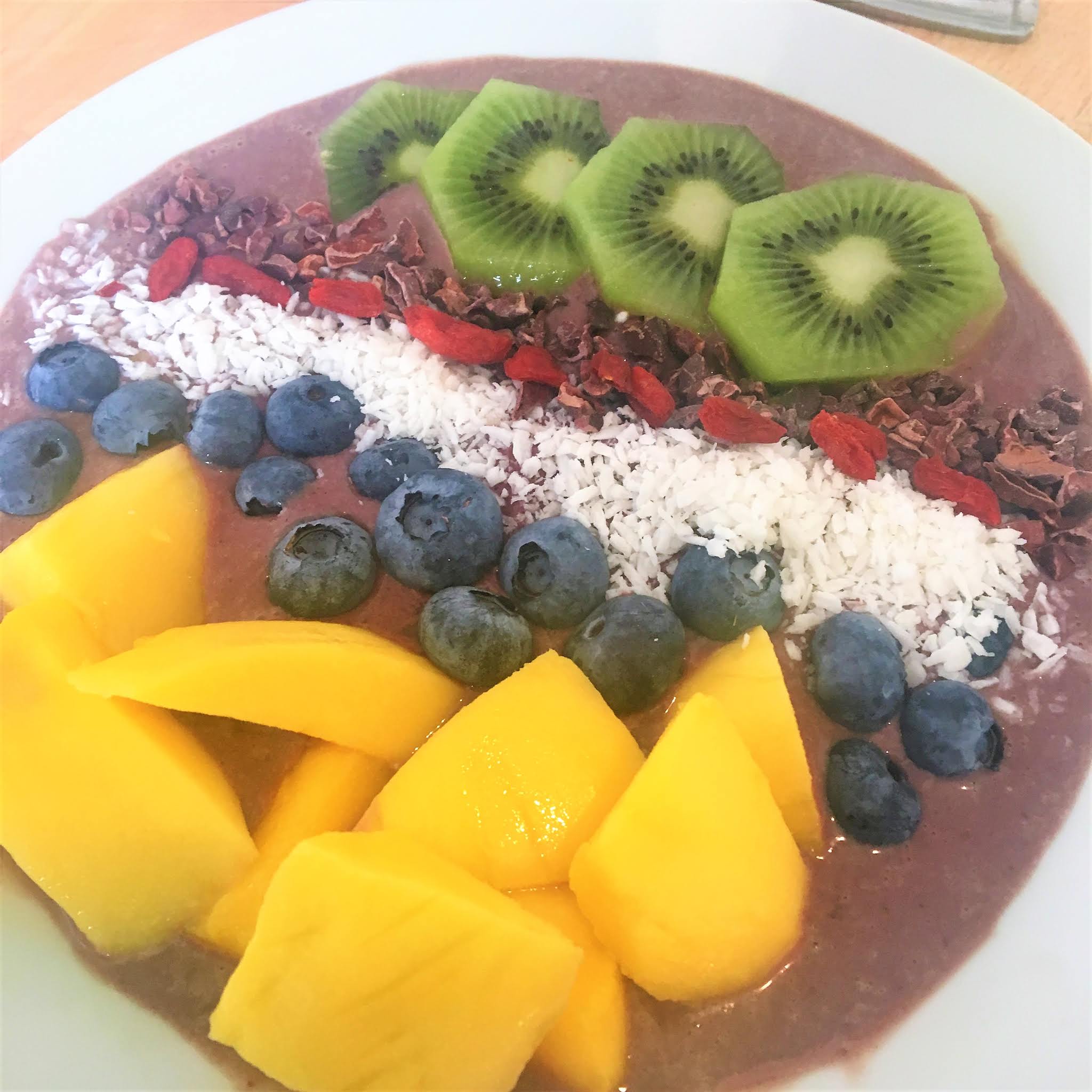 Healthy Sambazon Frozen Fruity Açaí Vegan Smoothie Bowl Recipe Laura