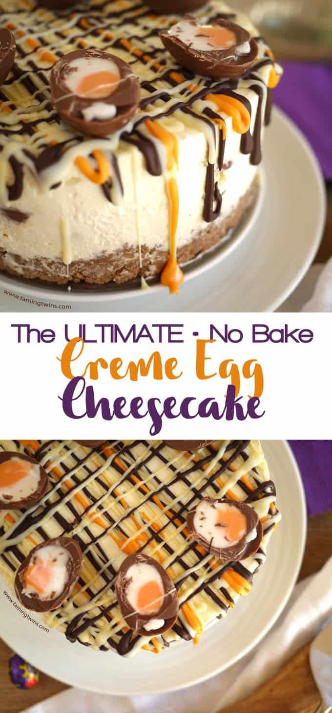 CREME EGG CHEESECAKE RECIPE WITH CADBURY’S CHOCOLATE