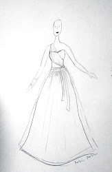 sketches gown rose sunset designer heavy rosie