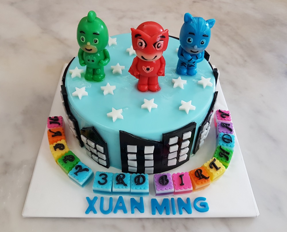 Yochana's Cake Delight! PJ Mask Jelly Cake