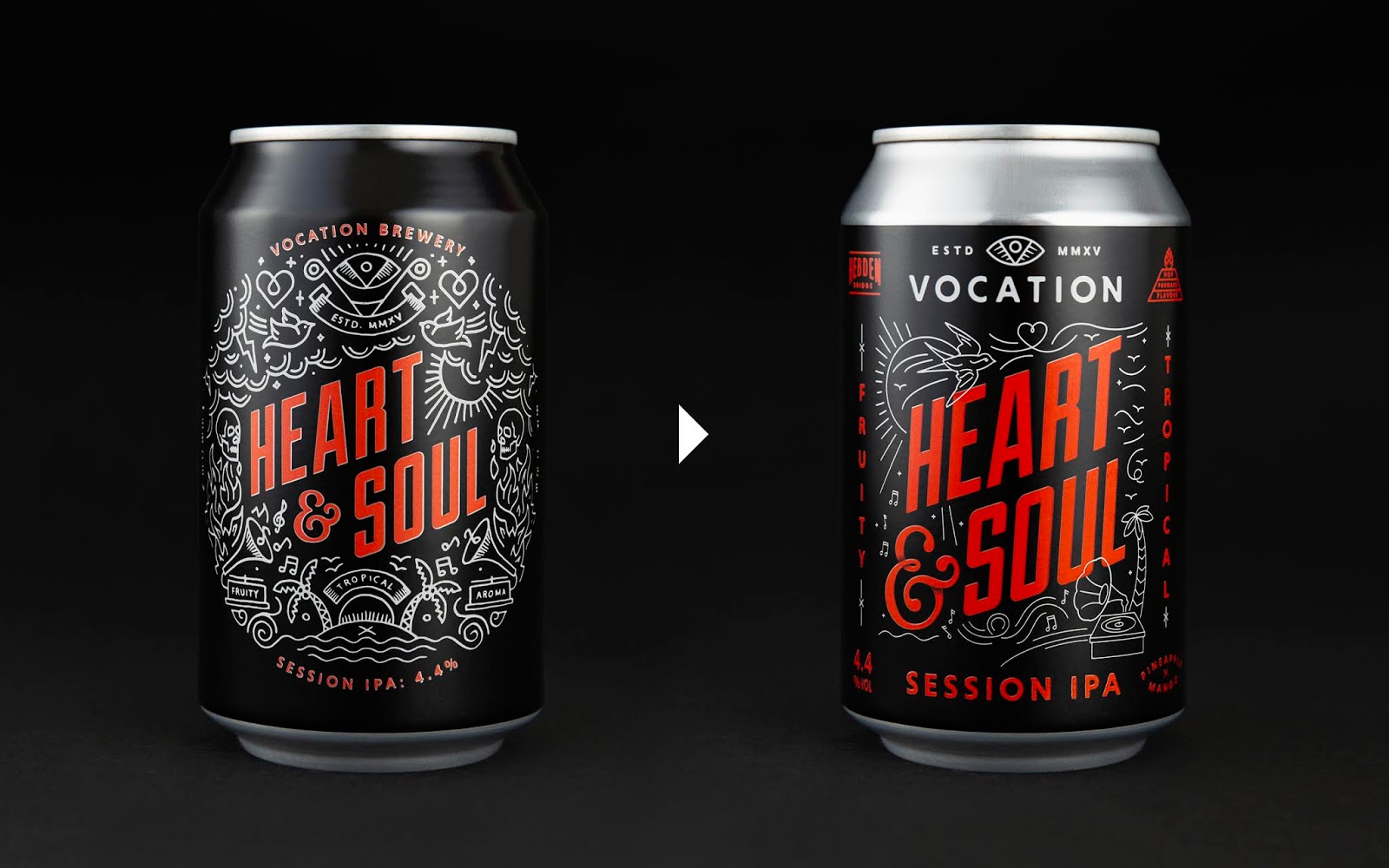 Vocation Brewery Rebrand Packaging Of The World