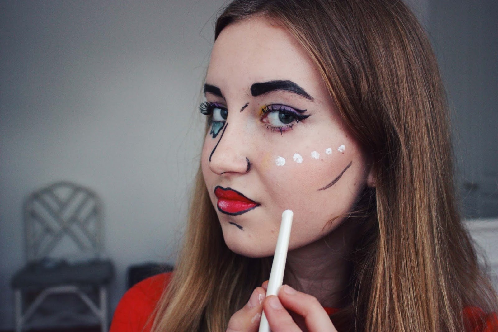 Featured on LaurenConrad.com: Pop Art Halloween Makeup Tutorial  The 
