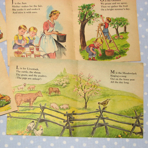 The Art of Children's Picture Books: Vintage Children's Books on the Farm