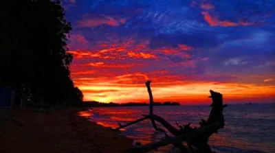 Homestay Kuala Sungai Baru Melaka sunset