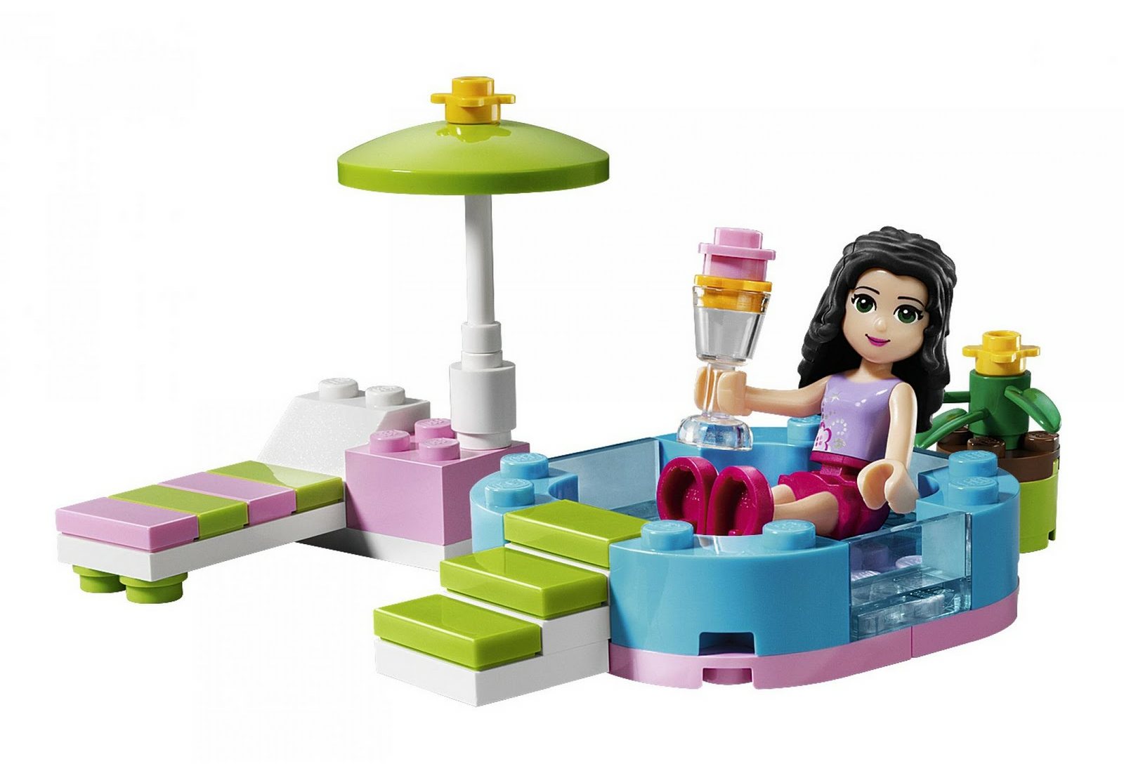 Brick Friends: LEGO 3931 Emmaâs Splash Pool