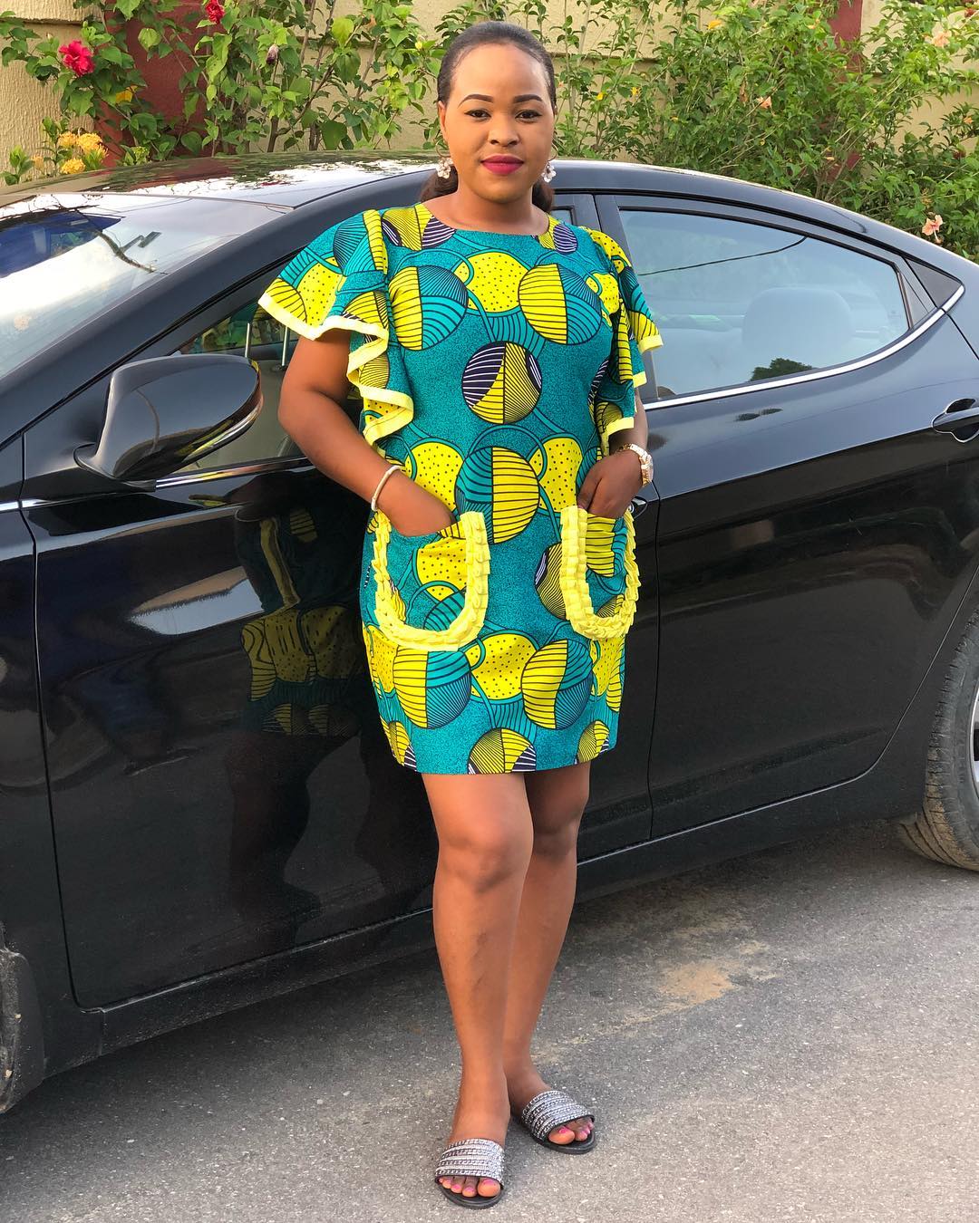 Kitenge Fashion: Solo Skater dress+ Free Size Kitenge dress | fashenista