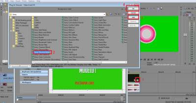 cara menghilangkan green screen sony vegas