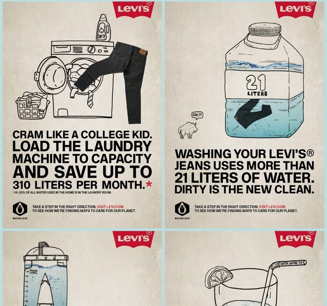 Fill Your Well: good deeds ~ levi's waterless jeans