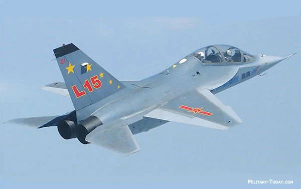 Image Attribute: Hongdu L-15 in flight / Source: Military-Today.com