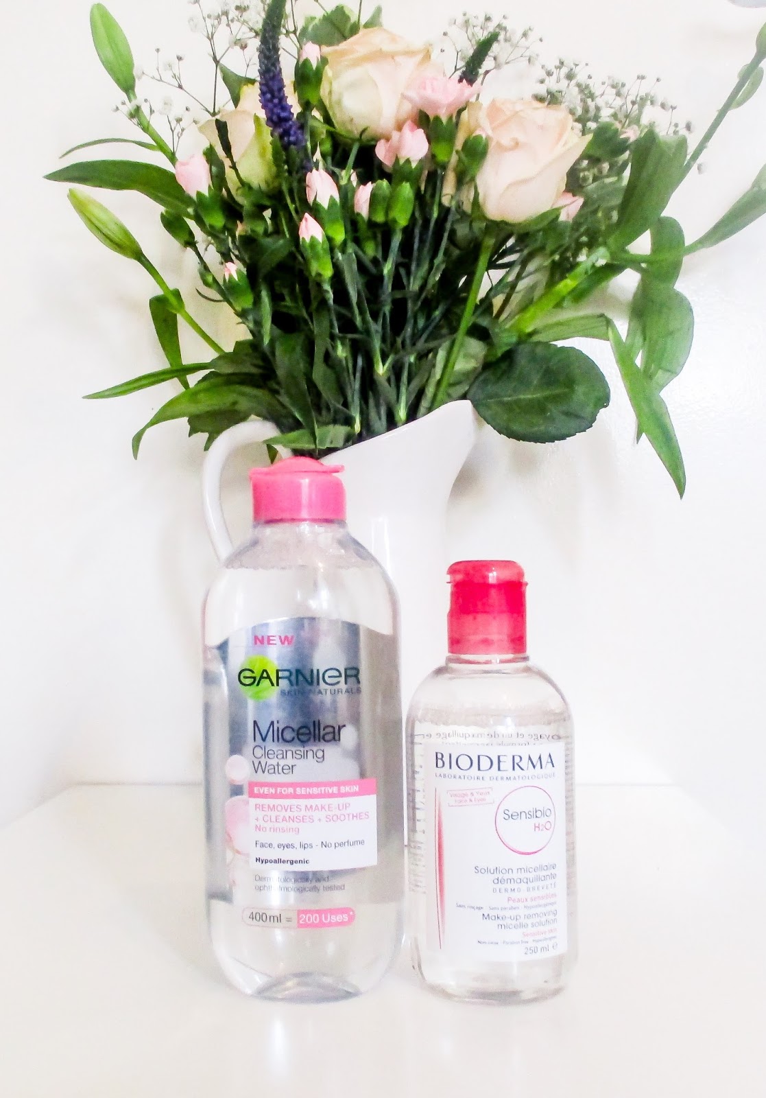 Bioderma vs Garnier Micellar Cleansing Water LONDON MUMMA