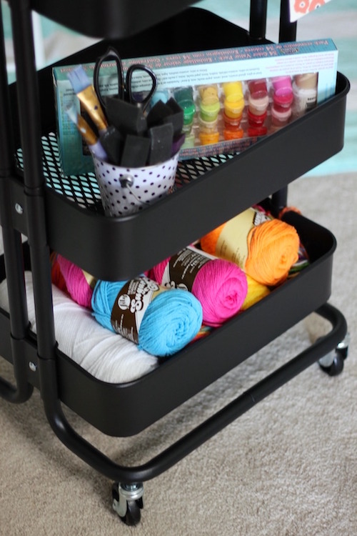 IHeart Organizing UHeart Organizing One Utility Cart Used Six Ways!