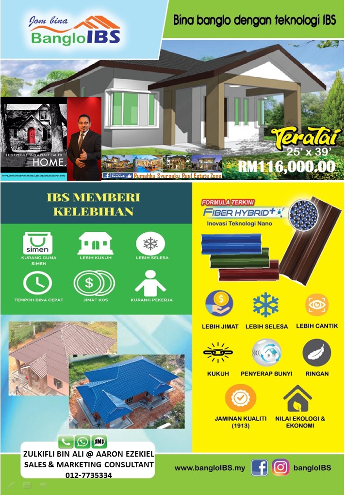 RUMAHKU SYURGAKU REAL ESTATE ZONE JOM BINA BANGLO IBS