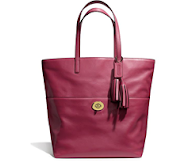 READY STOCK # Coach Purse Legacy LEATHER Turnlock Shoulder Shopper TOTE Bag 26461