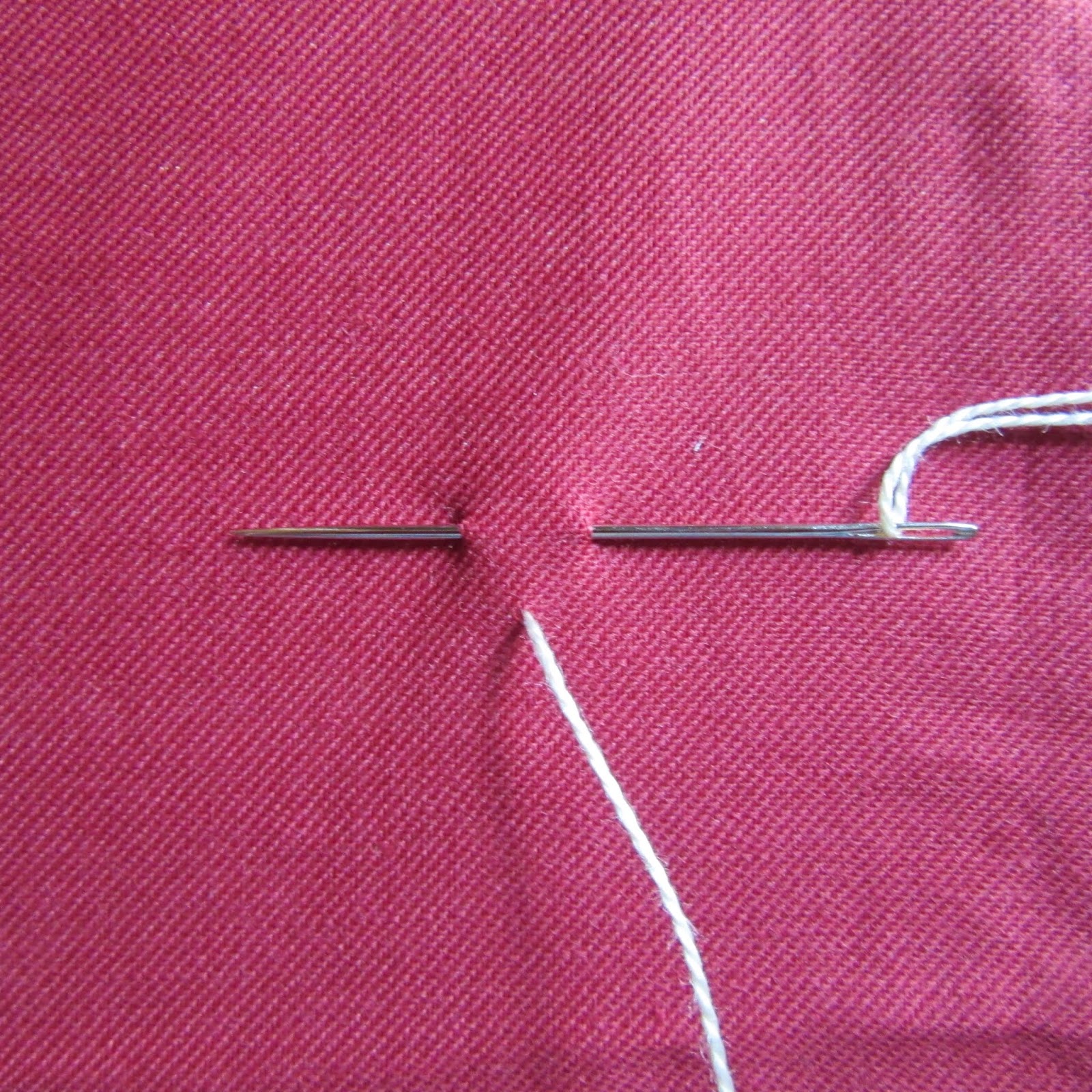 Queenie's Needlework Sunday Stitch School Lesson 72 Sham Hem Stitch