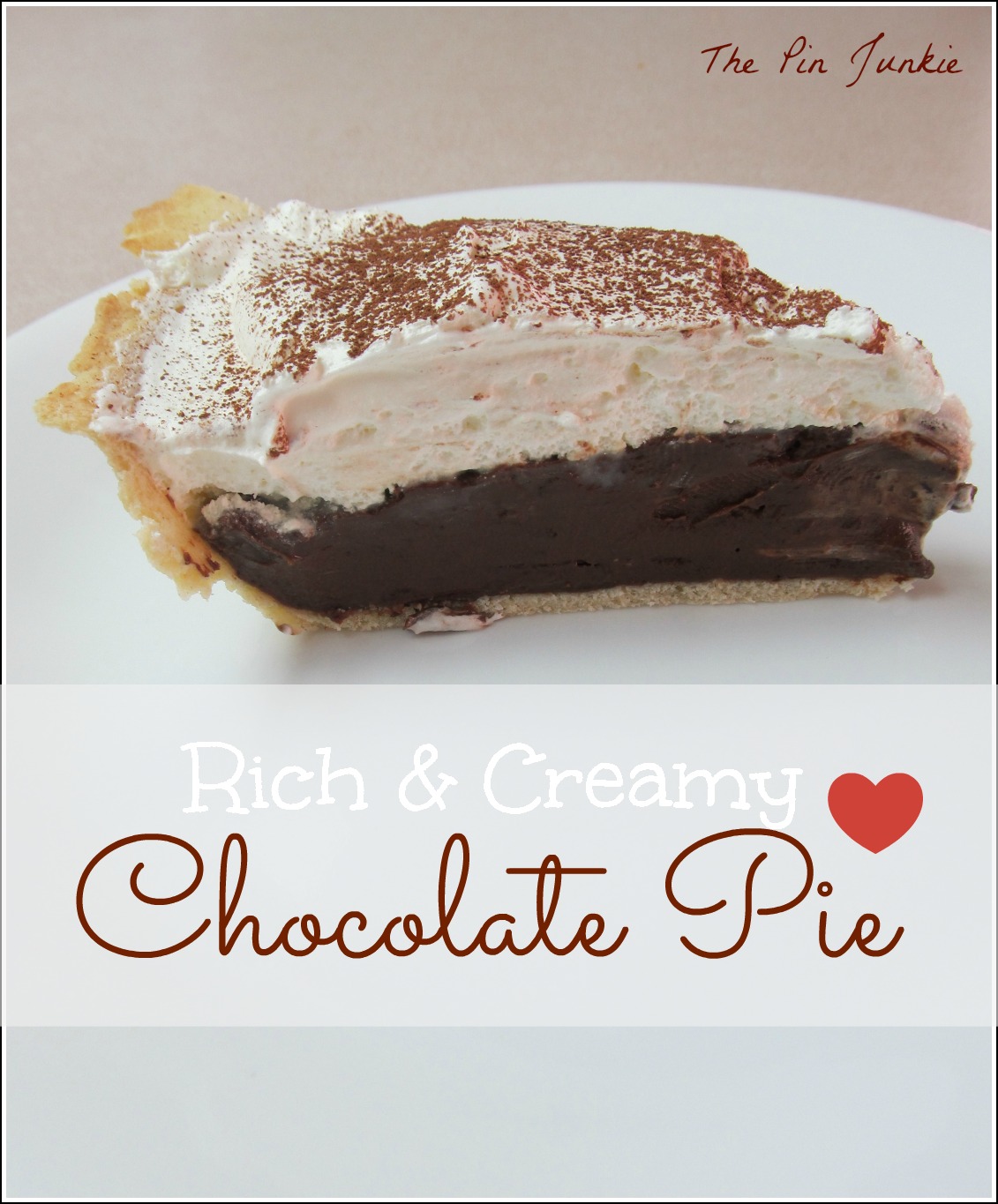 creamy chocolate pie recipe